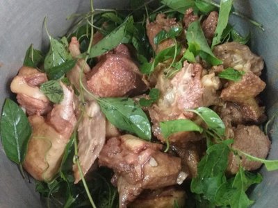 焖鹅的制作方法