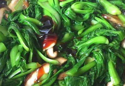 青菜炒香菇的火候