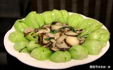 香菇上海青鸡蛋
