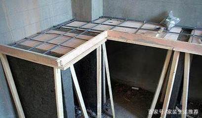 橱柜用水泥垒起来