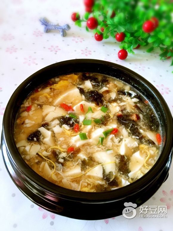 酸辣豆腐汤的制作方法