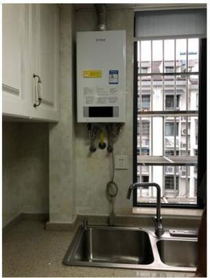 热水器安装示意图