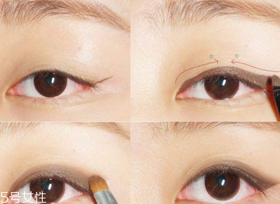 割双眼皮眉毛离眼睛近
