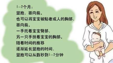 两个月可以竖抱吗