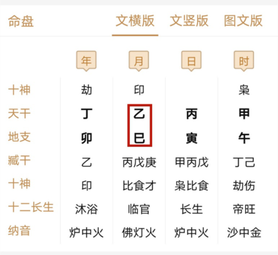 易奇八字 命盘