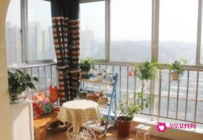 未封闭阳台