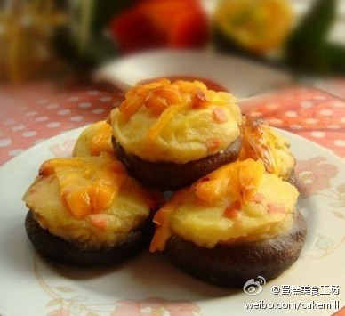 微波炉烤香菇