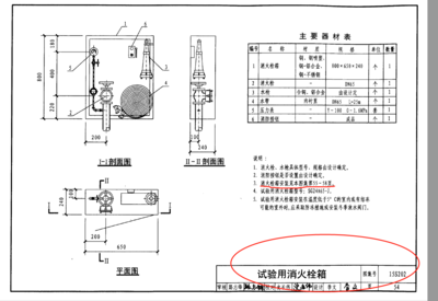 室内消火栓安装高度
