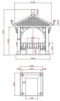 四角亭子一般尺寸