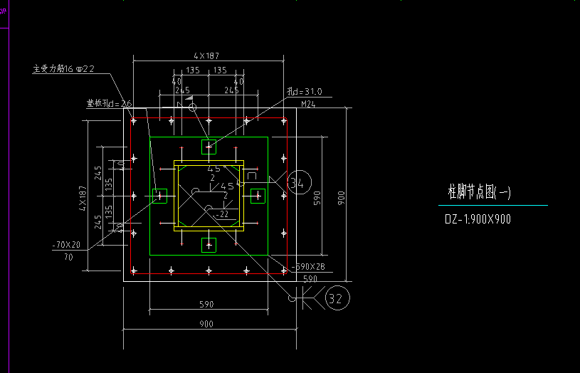 鋼結(jié)構(gòu)柱子制作大樣圖