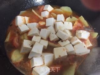 番茄炖豆腐的做法