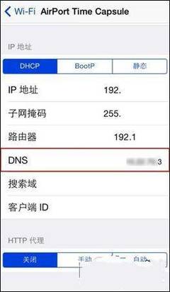 苹果手机dns是什么意思