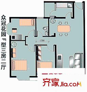 f型户型装修效果图