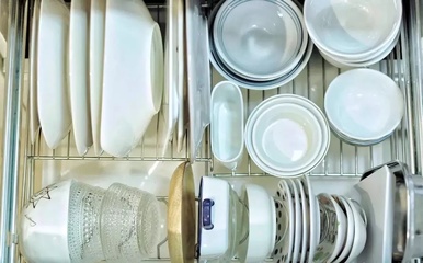 橱柜内立式碗架柜怎么放碗