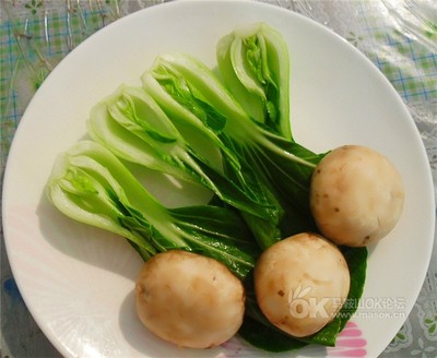 广式香菇菜心