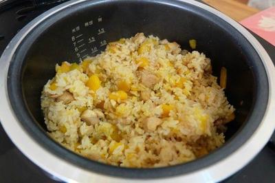 鸡肉南瓜饭如何制作方法