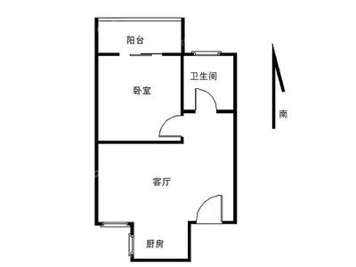 阳台为厨房的一室一厅装修