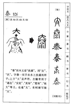 泰字属于五行属什么