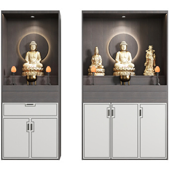 厨房门佛龛