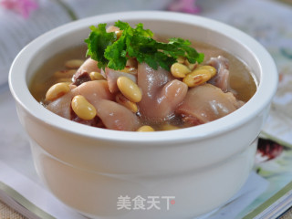 大豆蹄花的制作方法