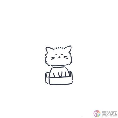 超可爱的小猫咪简笔画怎么画