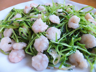 豌豆炒虾做法大全家常菜