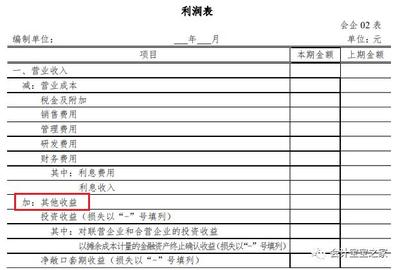 财务报表格式图片