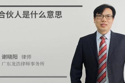 律师合伙人是什么意思