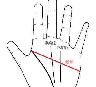 左手断掌的男人命运