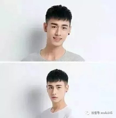 男生干净利落的短发