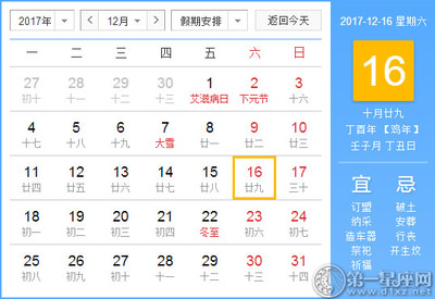 12月16日是什么星座