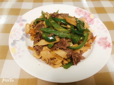 牛肉炒豆腐