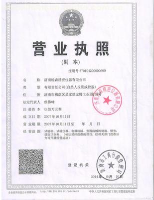 公司法人营业执照