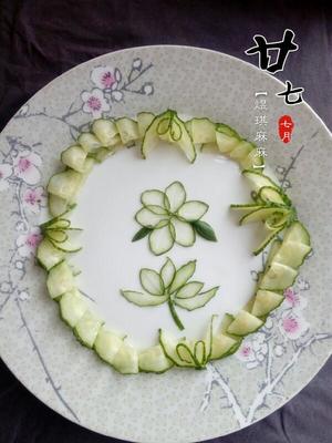餐盘装饰花做法大全