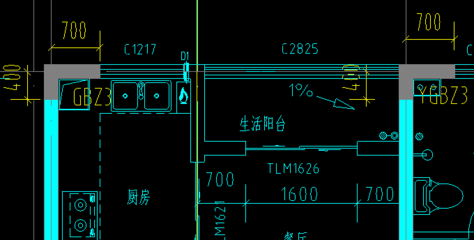 厨房墙体面积怎么计算公式