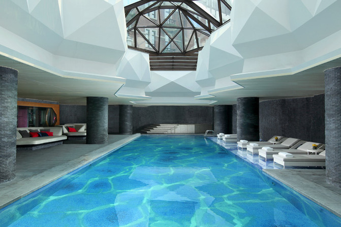 天津带泳池的酒店