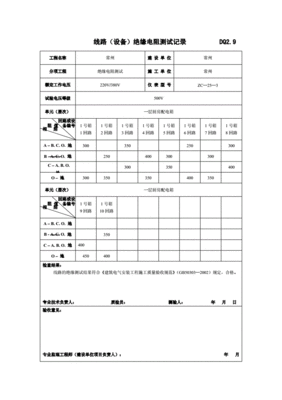 电气绝缘测试标准