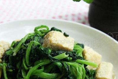 菠菜冻豆腐的做法大全家常