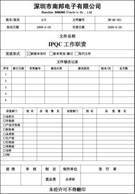 ipqc转正报告怎么写