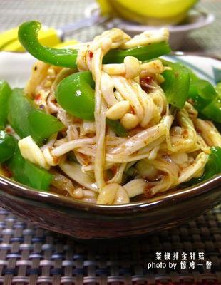 菜椒金针菇的做法大全家常