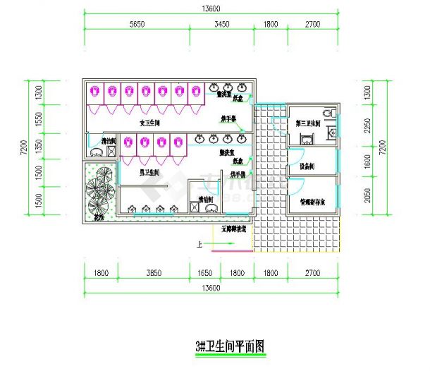 医务室平面设计图 学校医