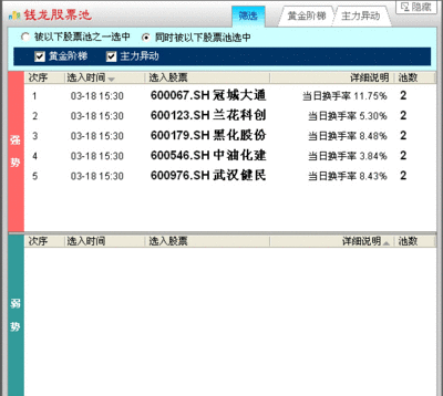 股票资金监控系统软件