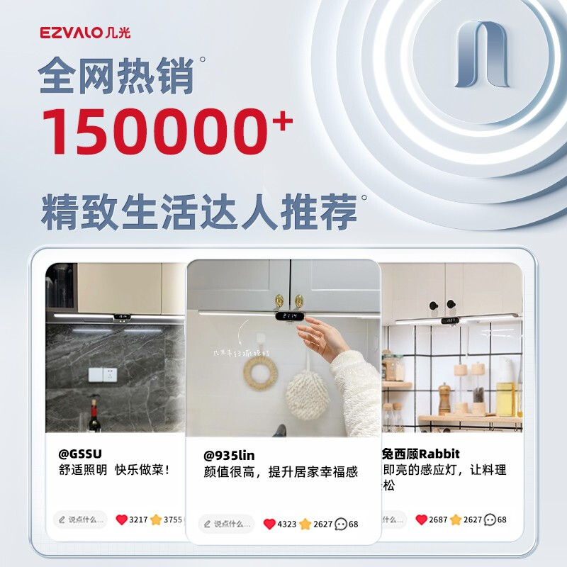 厨房橱柜灯 色温