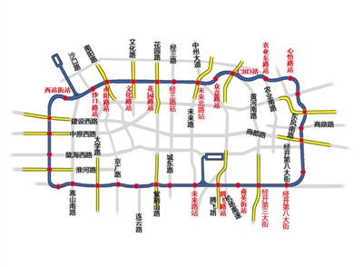 郑州地铁5号线最新线路图