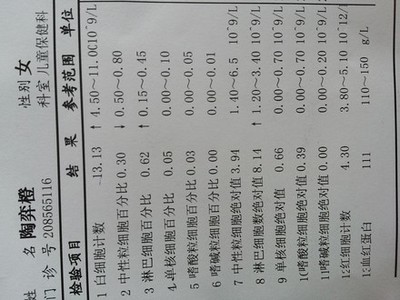婴儿六个月体检