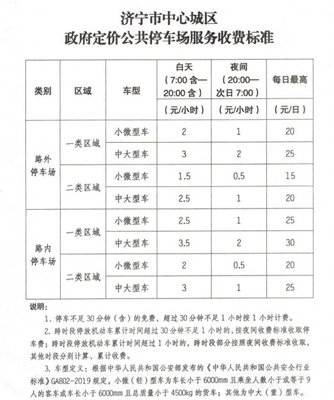 事故停车场收费标准