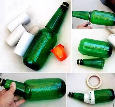 塑料瓶子做的教具图片