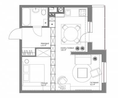 50平方米房屋设计图