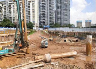 高層住宅打樁過程（高層住宅打樁施工流程通常包括以下幾個步驟） 鋼結(jié)構(gòu)網(wǎng)架設(shè)計 第4張