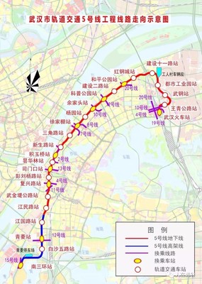 武汉站地铁4号线路线